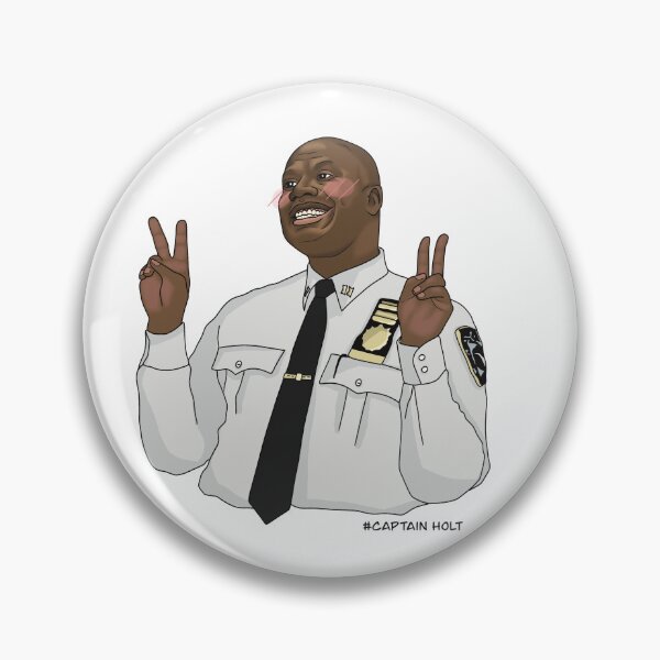 Item preview, Captain Raymond Holt - peace sign  designed and sold by Artbygoody.