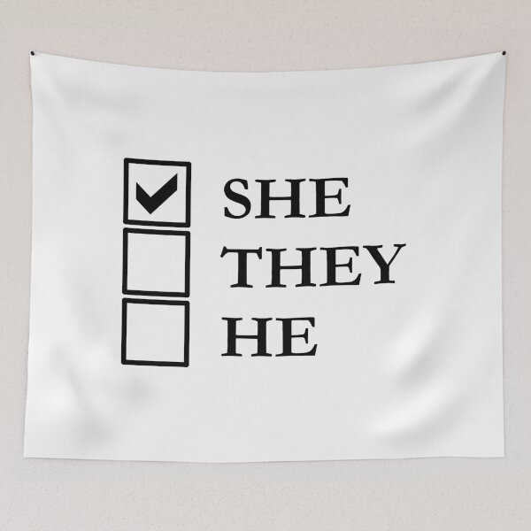 Item preview, Pronouns She designed and sold by OutlineArt.