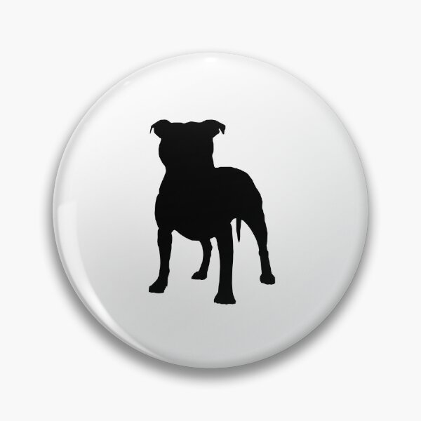 Item preview, Staffordshire Bull Terrier Silhouette designed and sold by apbt-definition.