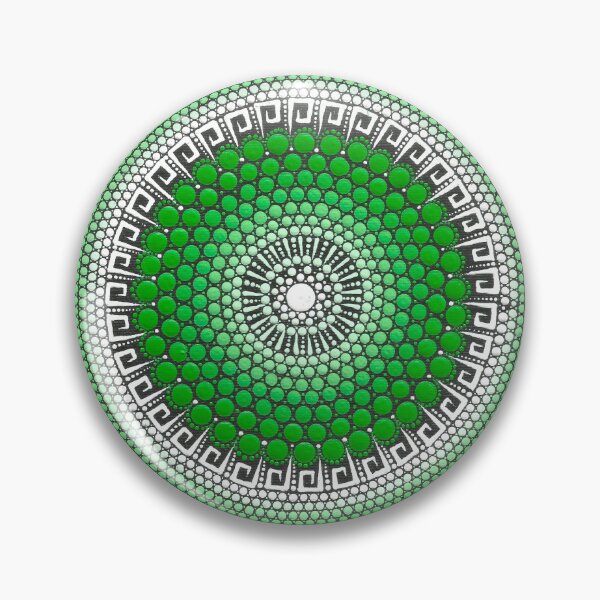 Item preview, green mandala designed and sold by andresindio.