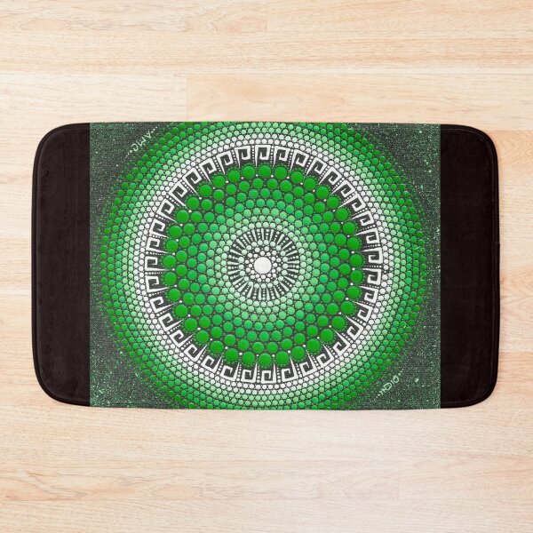Item preview, green mandala designed and sold by andresindio.