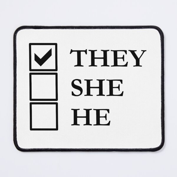 Item preview, Pronouns They designed and sold by OutlineArt.
