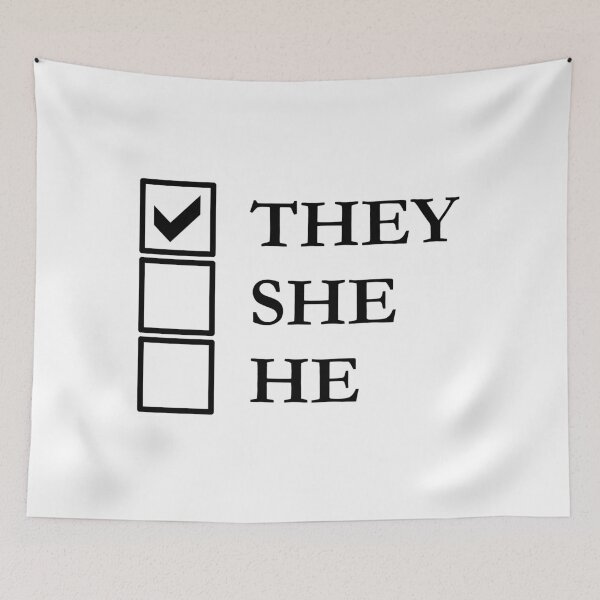 Item preview, Pronouns They designed and sold by OutlineArt.