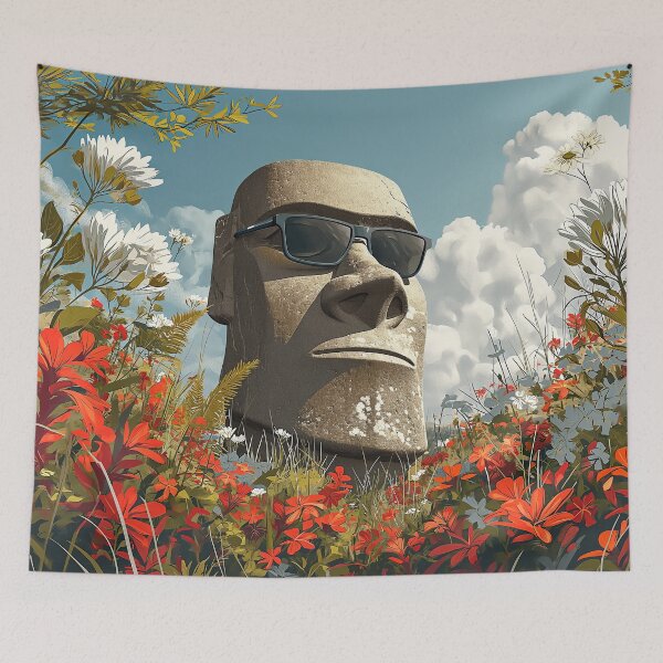 Item preview, Easter Island Statue designed and sold by Sp3ctrumOfColor.