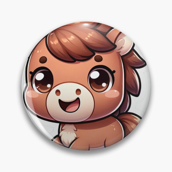 Item preview, Sticker Original adorable horse designed and sold by karlocipressi.