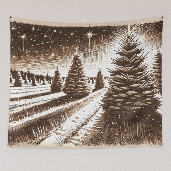 Item preview, Starry Skies in a Silent Pine Grove designed and sold by PictorialWhimsy.
