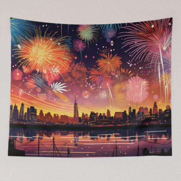 Item preview, Happy New Year City 01 designed and sold by Cilea Sabie.