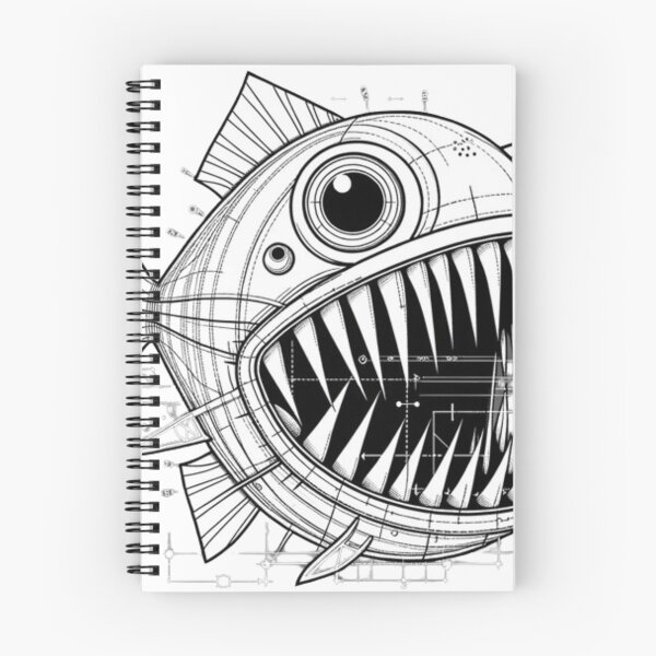 Item preview, Piranha Blueprint designed and sold by bluepawprint.
