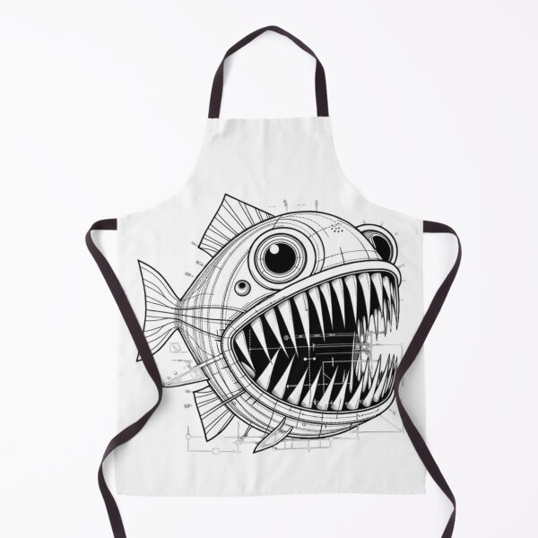 Item preview, Piranha Blueprint designed and sold by bluepawprint.