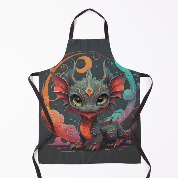 Item preview, Magical Night Guardian: Dragon in Fiery Enchantment designed and sold by DragonRealms.