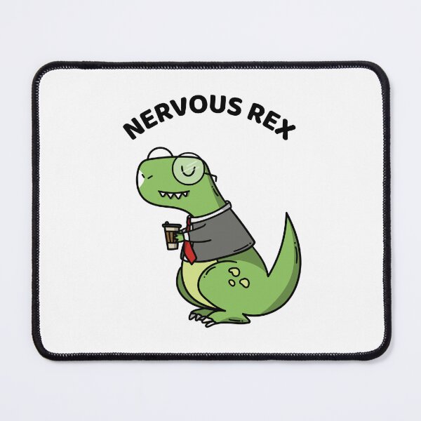 Item preview, Nervous Rex Cute Dino designed and sold by StudioTVDinners.