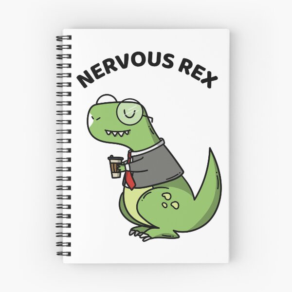 Item preview, Nervous Rex Cute Dino designed and sold by StudioTVDinners.