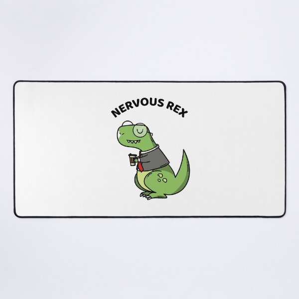 Item preview, Nervous Rex Cute Dino designed and sold by StudioTVDinners.