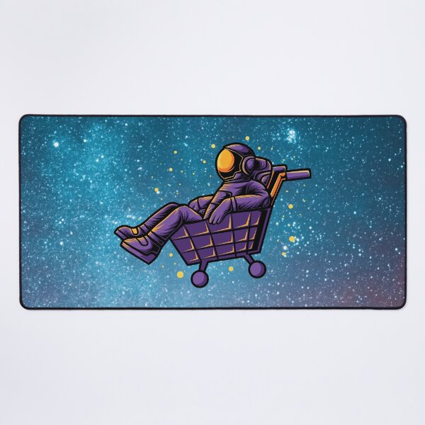 Item preview, Astronaut shopping with trolley designed and sold by asbno19.