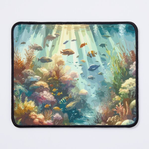 Item preview, Sunlit Depths of the Coral Reef designed and sold by EnigmaGallery.