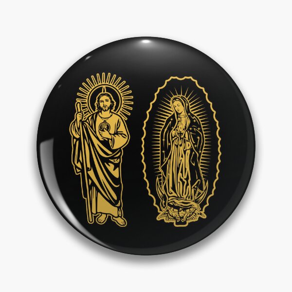 Item preview, Our Lady Of Guadalupe Virgin Mary & San Judas Tadeo Saint Jude Thaddeus  designed and sold by GutsyShop.