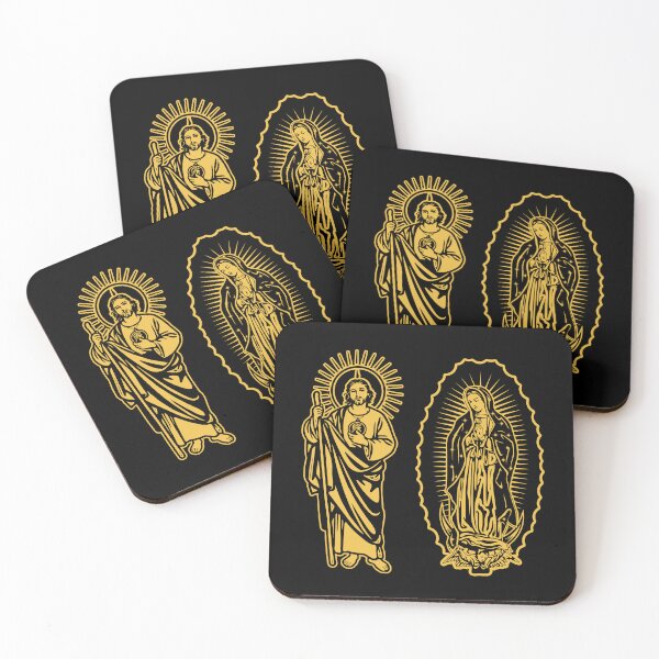 Item preview, Our Lady Of Guadalupe Virgin Mary & San Judas Tadeo Saint Jude Thaddeus  designed and sold by GutsyShop.
