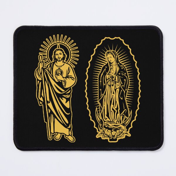 Item preview, Our Lady Of Guadalupe Virgin Mary & San Judas Tadeo Saint Jude Thaddeus  designed and sold by GutsyShop.