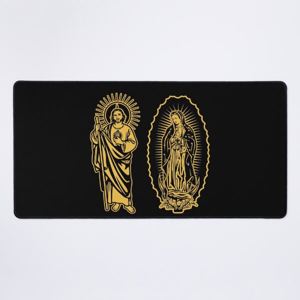 Item preview, Our Lady Of Guadalupe Virgin Mary & San Judas Tadeo Saint Jude Thaddeus designed and sold by GutsyShop.