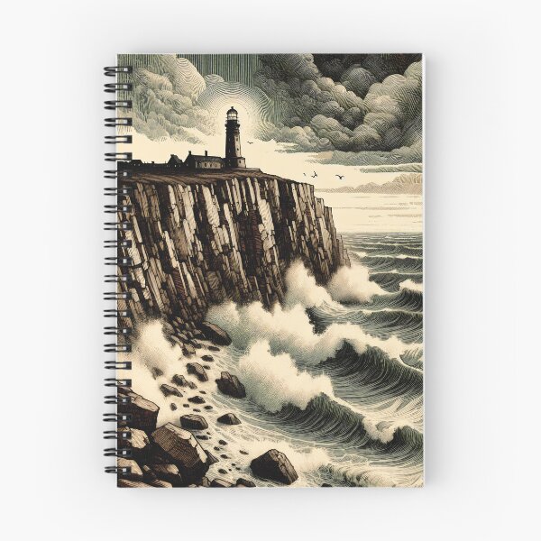 Item preview, Lighthouse Sentinel of the Tempestuous Seas designed and sold by PictorialWhimsy.