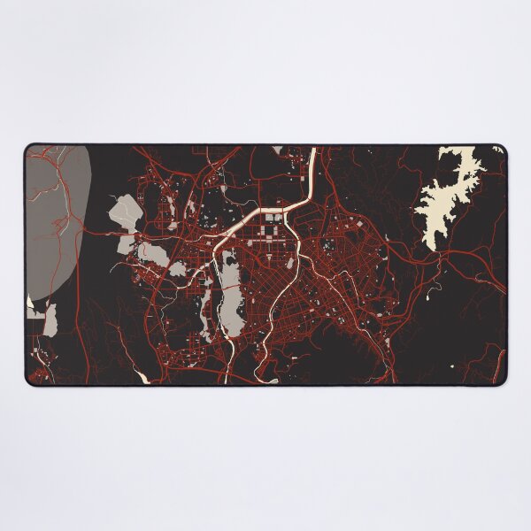 Item preview, Daejeon City Map of South Korea - Vector designed and sold by deMAP.