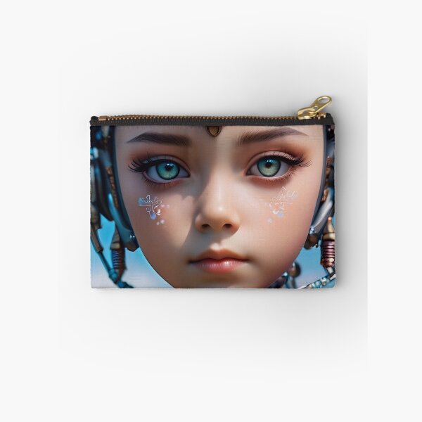 Item preview, Cute Futuristic Cyborg Girl designed and sold by TheArtOfPat.
