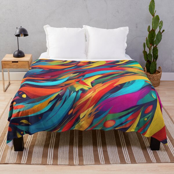 Item preview, Abstract Colorful Chaos Neon Pattern designed and sold by calibrit.