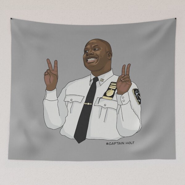 Item preview, Captain holt - peace sign  designed and sold by Artbygoody.