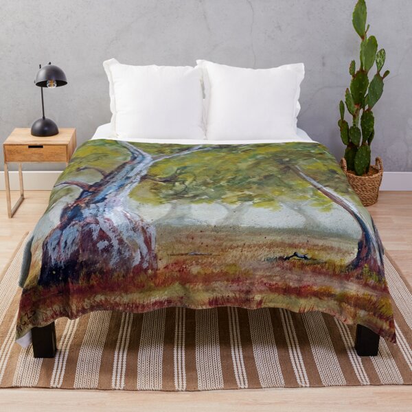 Item preview, Gumtrees in the Mist - Watercolour designed and sold by Paul Gilbert.
