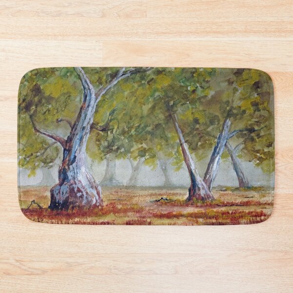 Item preview, Gumtrees in the Mist - Watercolour designed and sold by Paul Gilbert.