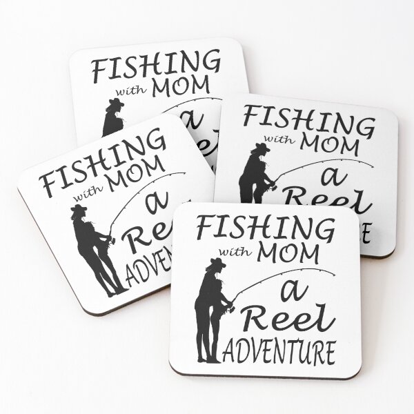 Item preview, Fishing with Mom, a Reel Adventure. Fishing mom gift designed and sold by Verle-art.