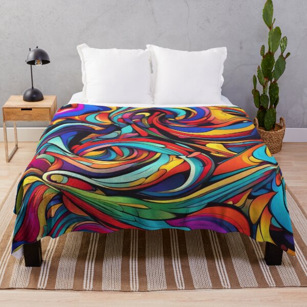Item preview, Abstract Colorful Chaos Neon Pattern designed and sold by calibrit.