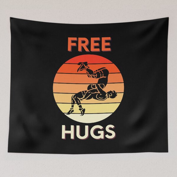 Item preview, Divertida Abrazos Gratis Lucha Libre designed and sold by ArtFromBeyond.