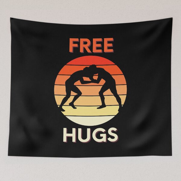 Item preview, Divertida Abrazos Gratis Lucha Libre designed and sold by ArtFromBeyond.