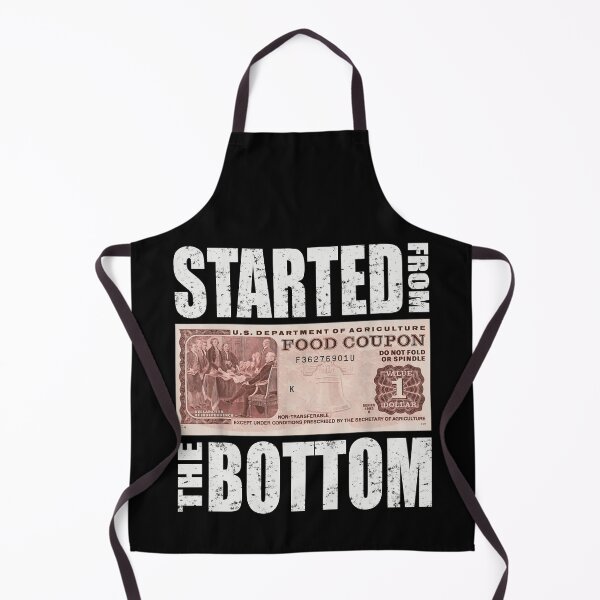 Item preview, Started From Bottom Food Stamp Black designed and sold by tigger shop.