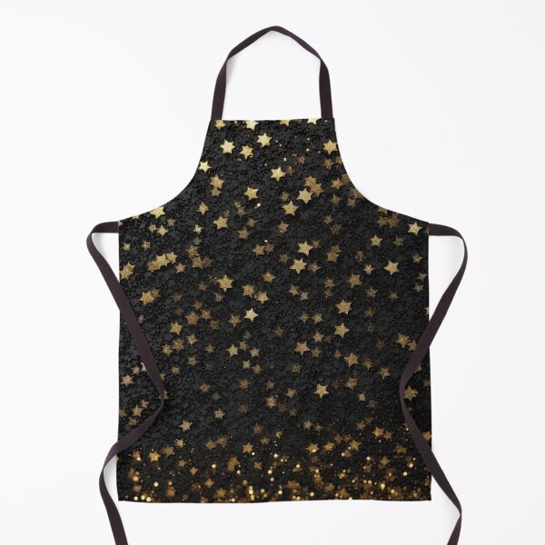 Item preview, Golden Glitter Stars Small Pattern designed and sold by Simplybe1.