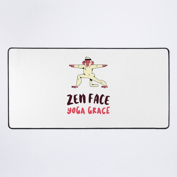 Item preview, Zen Face Yoga Grace Face Yoga Monkey designed and sold by StudioTVDinners.
