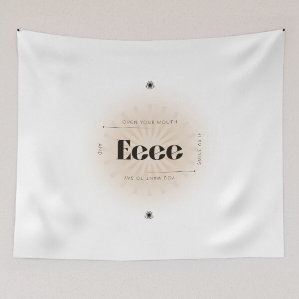 Item preview, Open your Mouth and Smile As If You Want to Say Eeee Face Yoga designed and sold by StudioTVDinners.