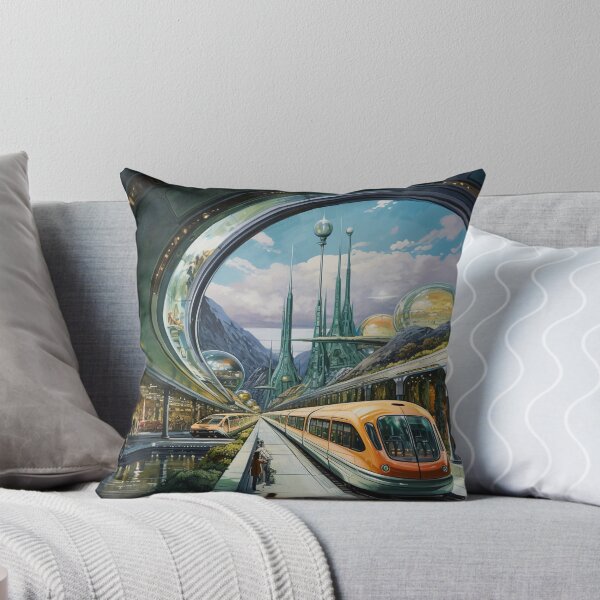 Item preview, Retro Future Train Station designed and sold by RetroFutureee.