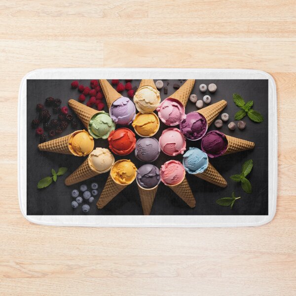 Item preview, Whimsical Conescape of Flavorful Ice Cream Delights designed and sold by codestealth.
