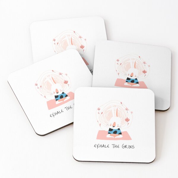 Item preview, Exhale the Grins Face Yoga Llama Yoga designed and sold by StudioTVDinners.