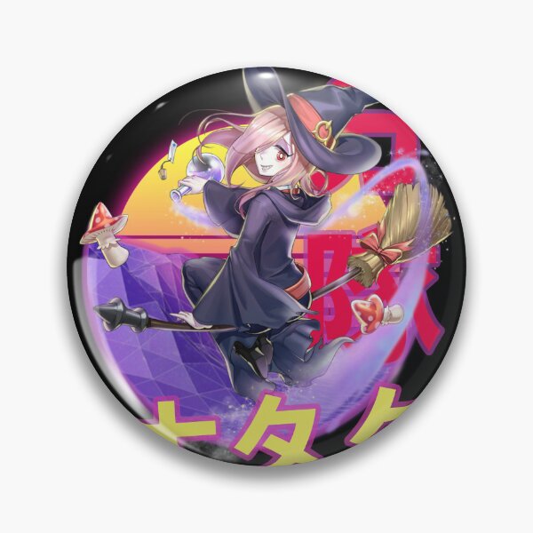 Item preview, Sucy Manbavaran Little Witch Academia Retro Sunset Design designed and sold by Wafusaurus.