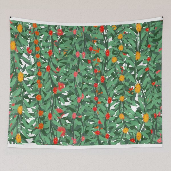 Item preview, Curtain of Flowers designed and sold by DruidOcelotArt.