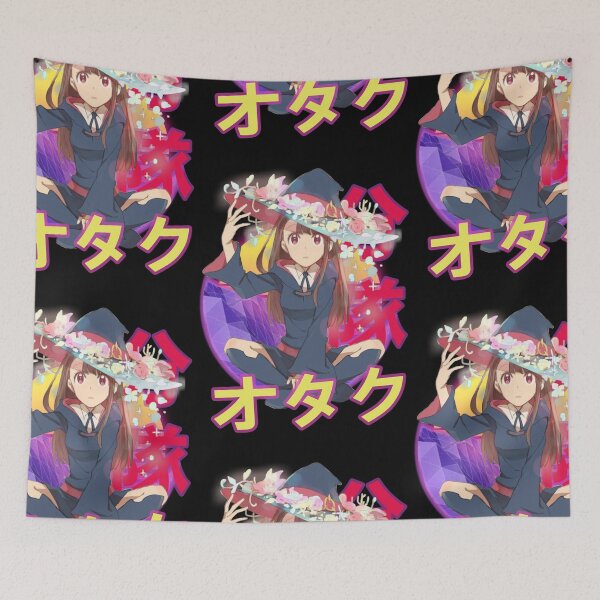 Item preview, Atsuko Kagari Little Witch Academia Retro Sunset Design designed and sold by Wafusaurus.