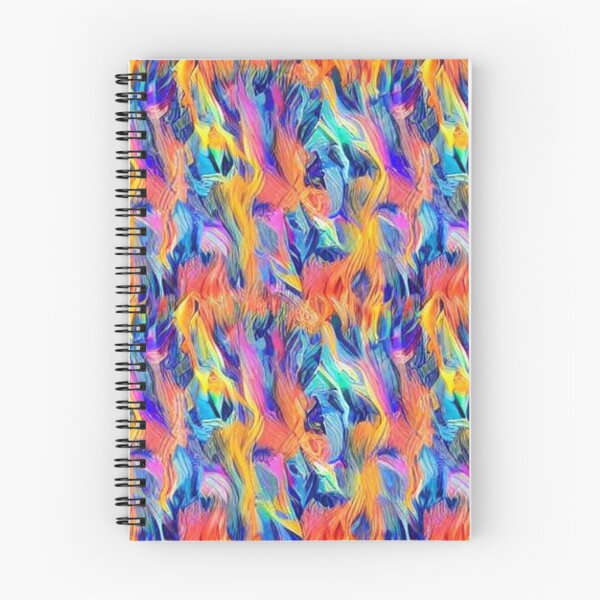 Item preview, Abstract Orange and Blue Flames Pattern designed and sold by calibrit.