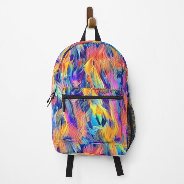 Item preview, Abstract Orange and Blue Flames Pattern designed and sold by calibrit.