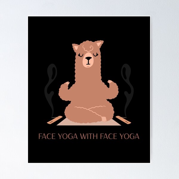 Yoga Llamas Meditating Fun & Cute Custom Name Yoga Mat - Moodthology Papery