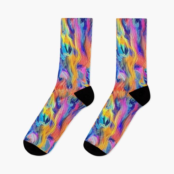 Item preview, Abstract Orange and Blue Flames Pattern designed and sold by calibrit.