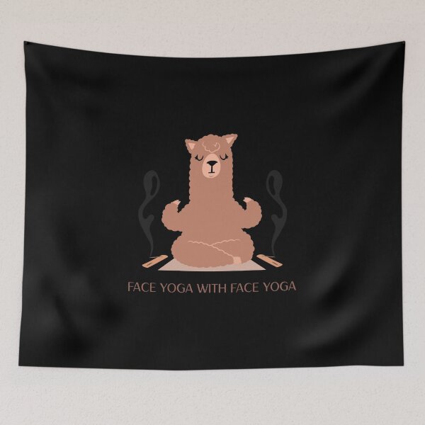 Item preview, Face Yoga with Face Yoga Llama Yoga designed and sold by StudioTVDinners.