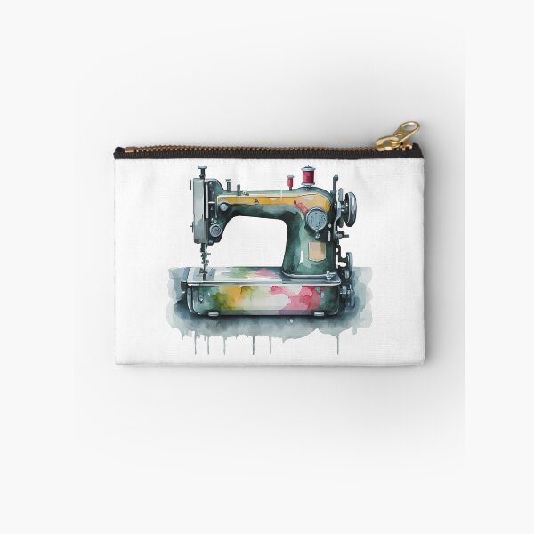 Item preview, Watercolor Modern Sewing Machine Cutout designed and sold by EmeraldeaArt.
